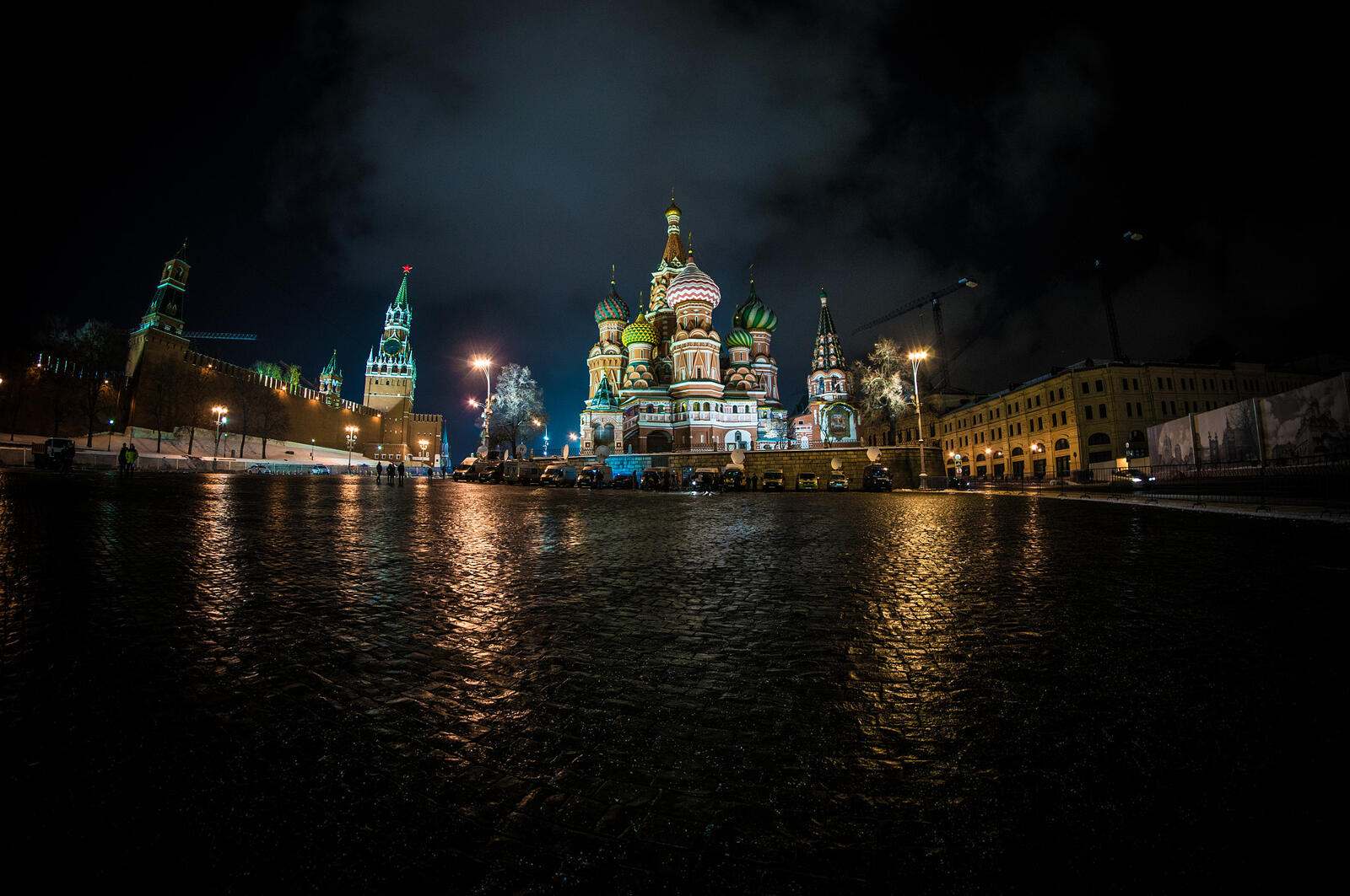 Обои красная площадь московский кремль Собор Василия Блаженного на рабочий стол