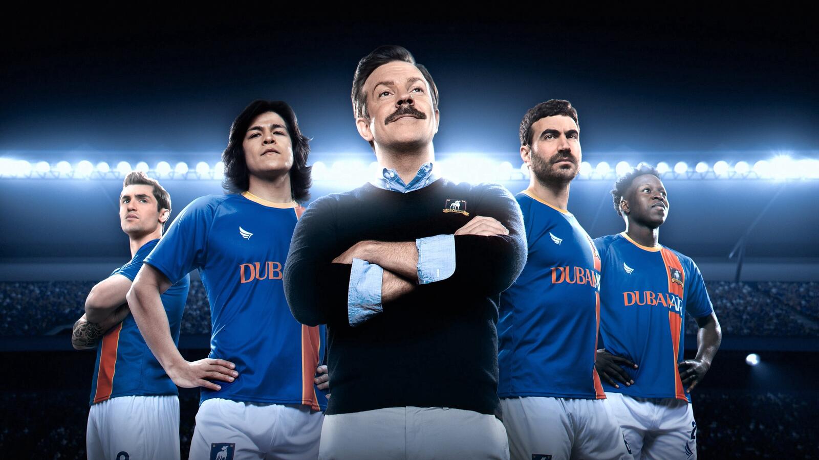 Wallpapers TV show ted lasso football on the desktop