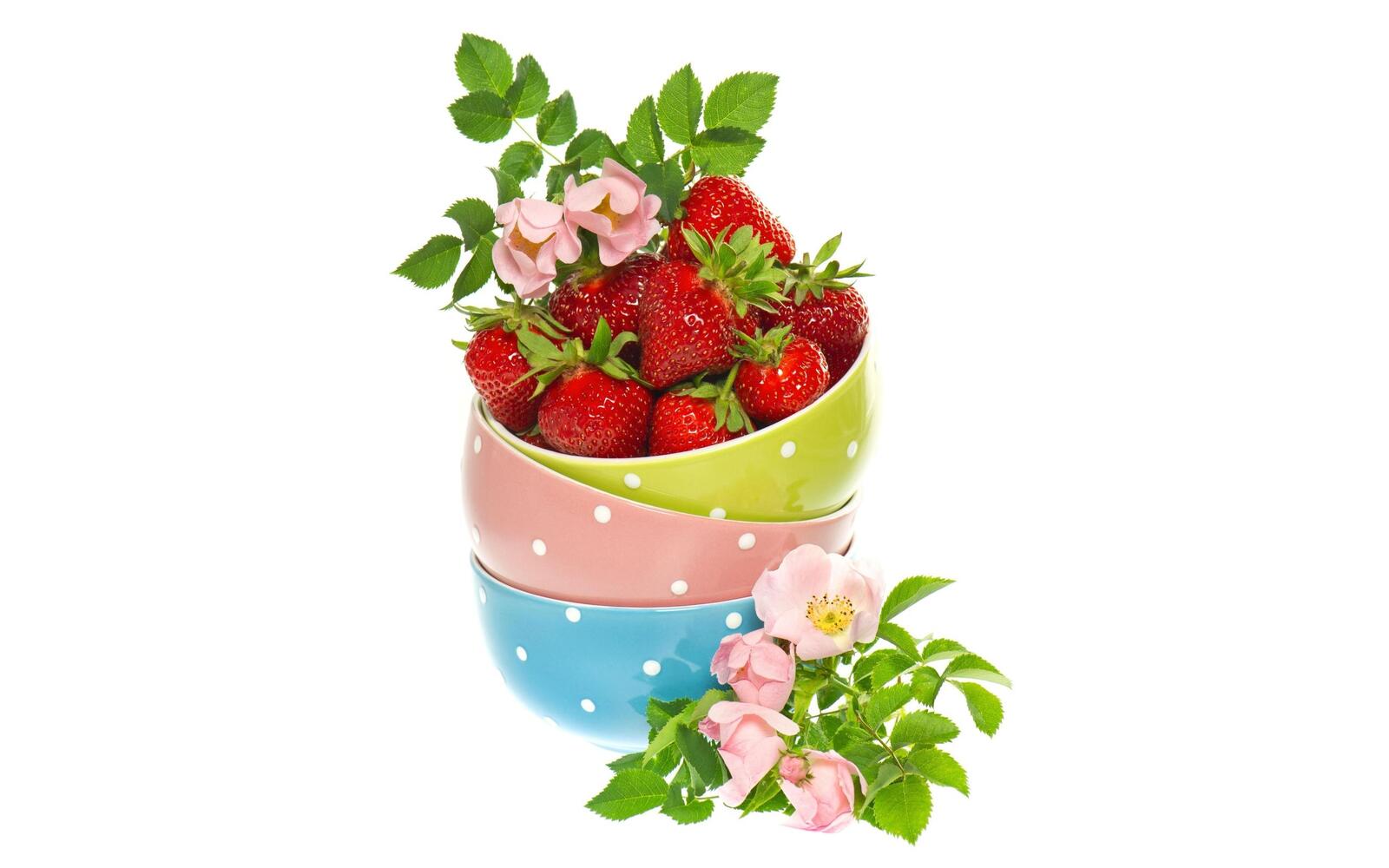桌面上的壁纸红草莓 浆果 草莓