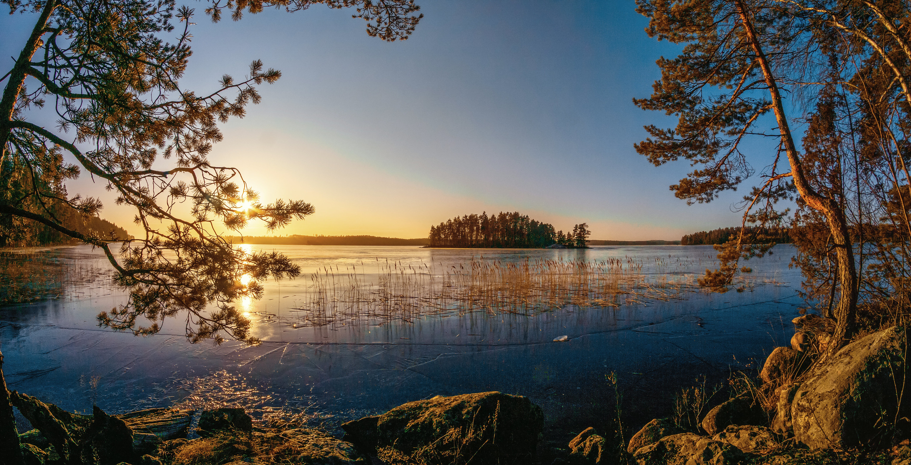 Обои Кари-озеро Яала Финляндия на рабочий стол