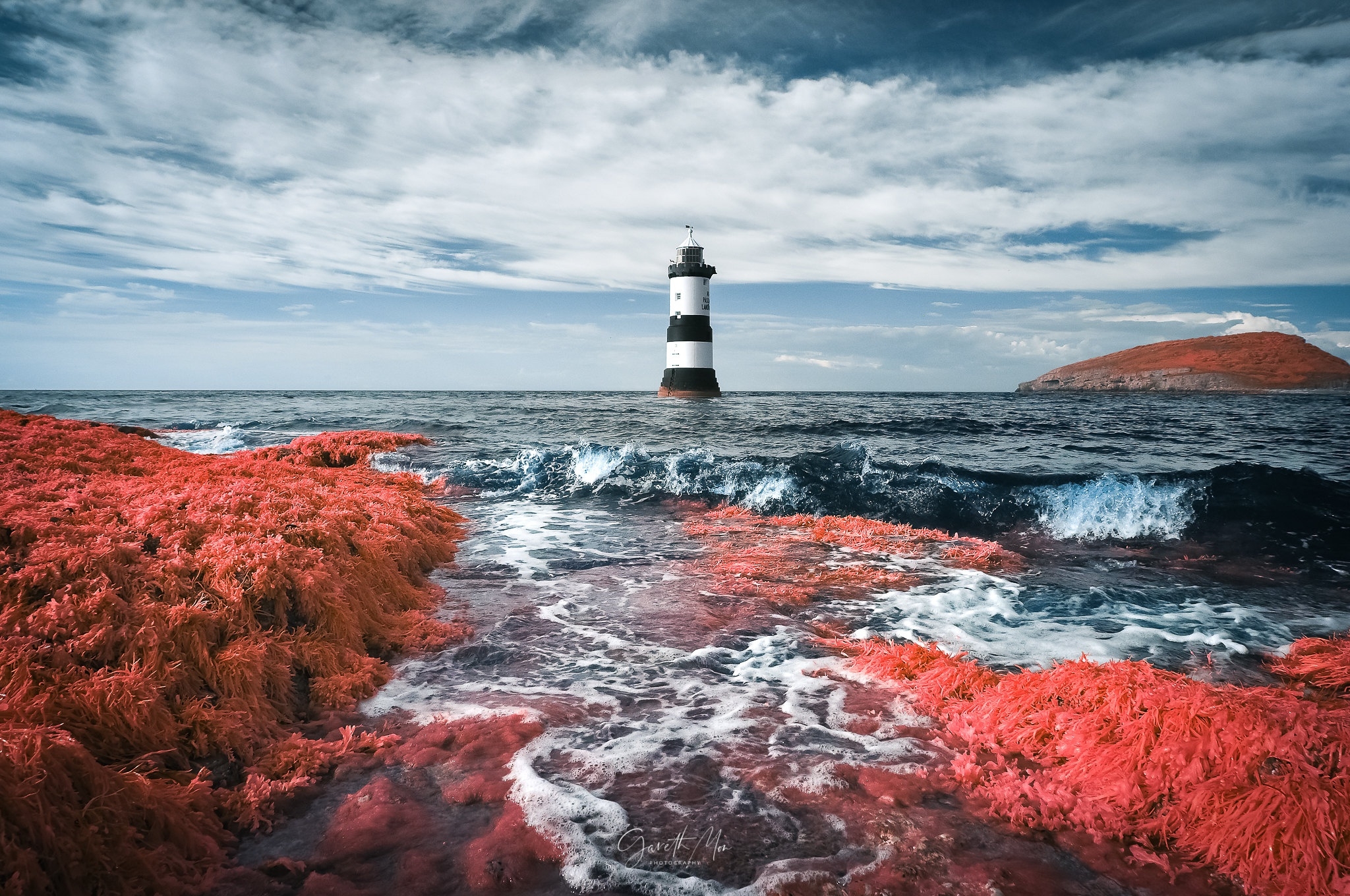 Wallpapers lighthouse seascape ocean on the desktop