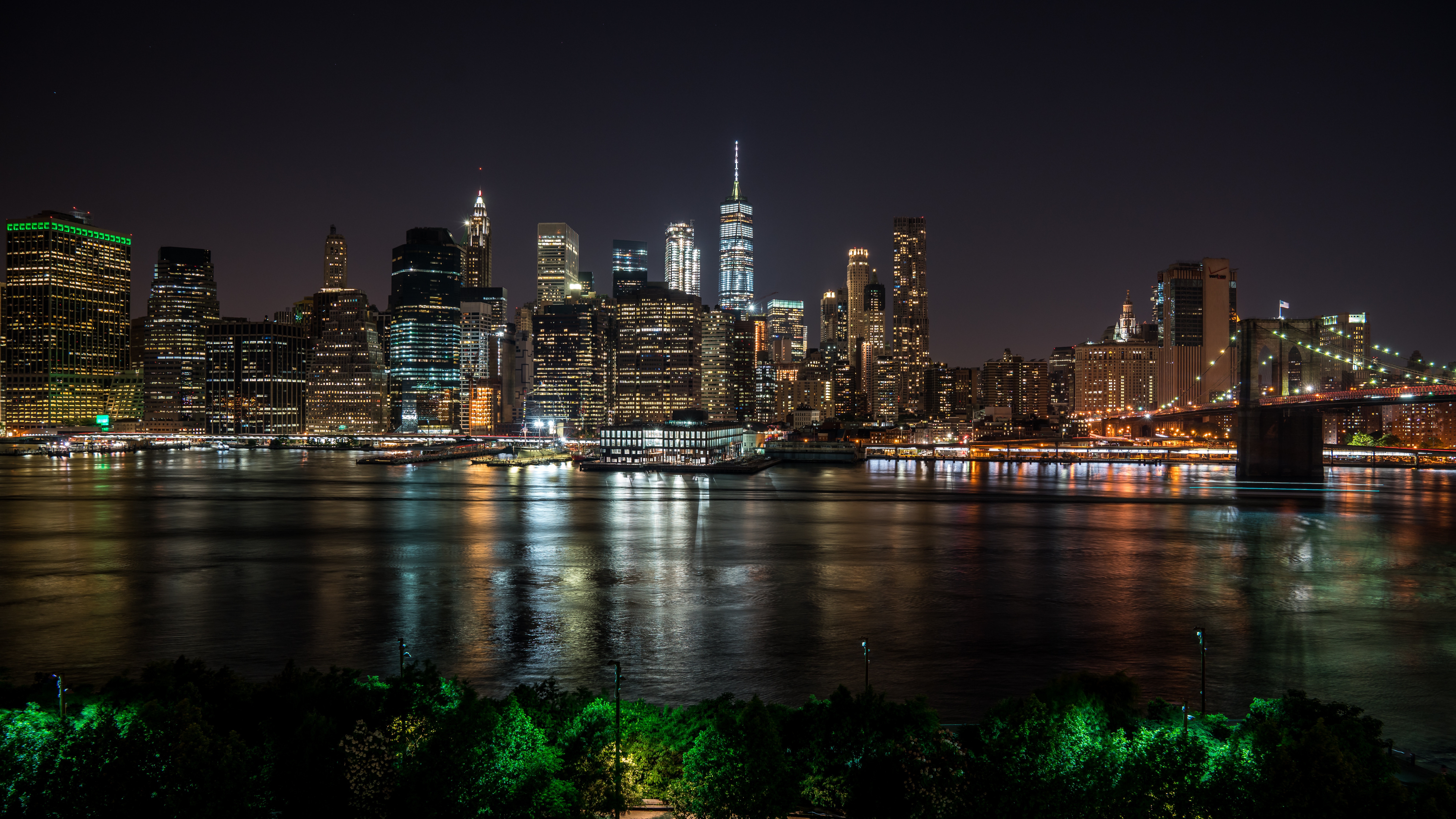 Free photo Nighttime New York