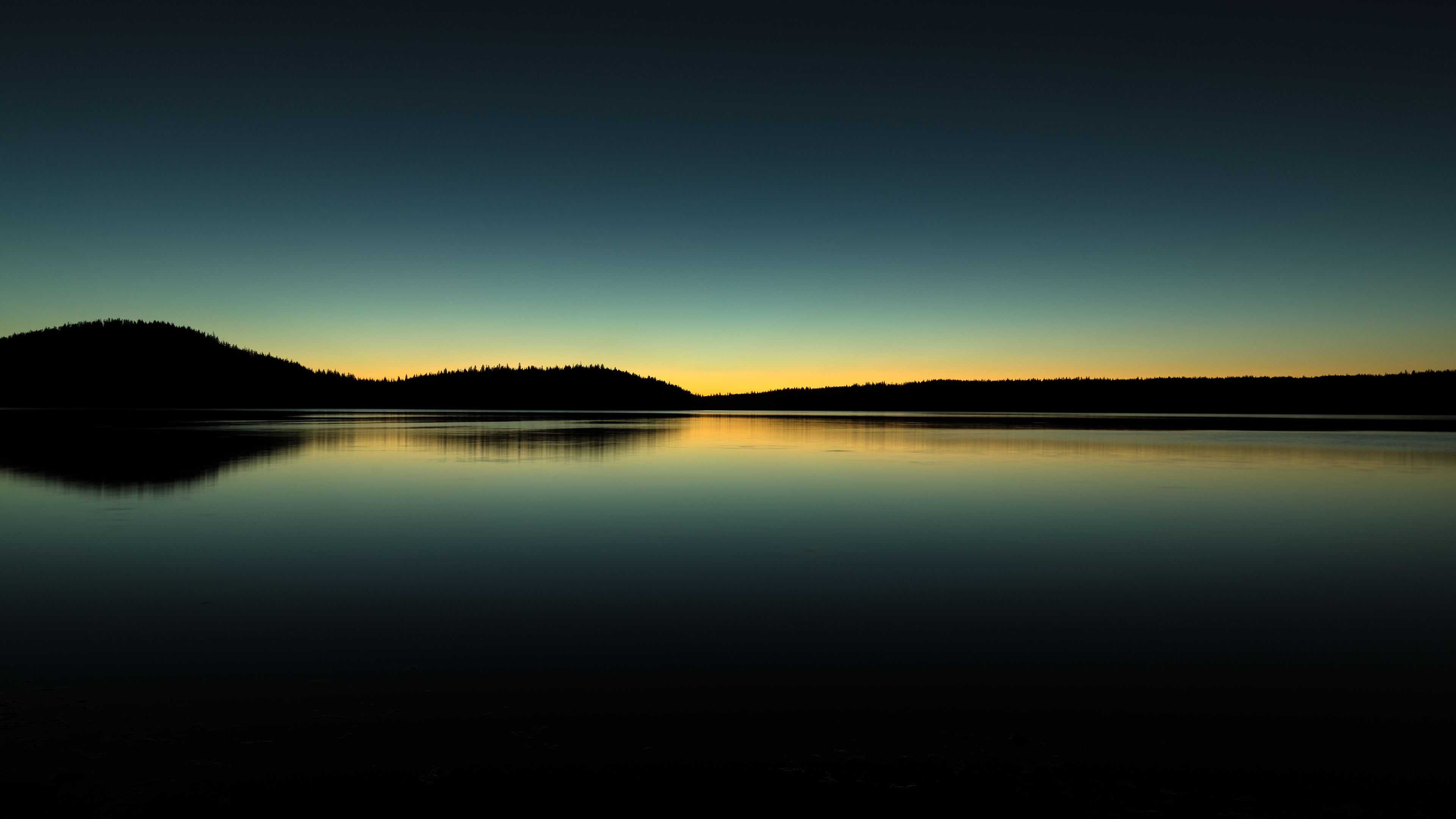 Wallpapers lake sunrise silence on the desktop