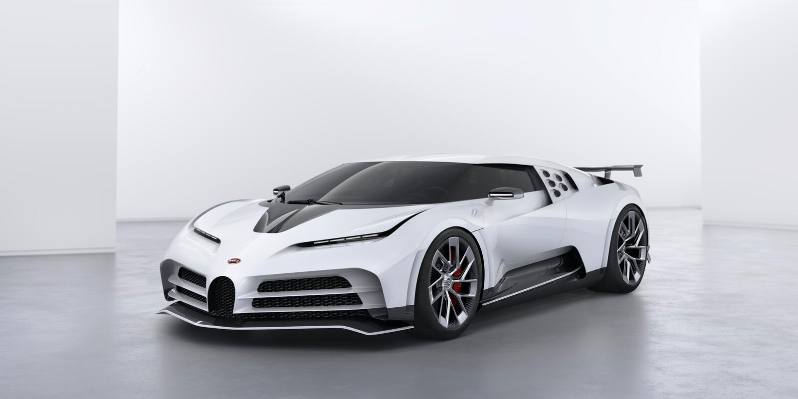 Wallpapers Bugatti Centodieci cars 2020 year white car on the desktop