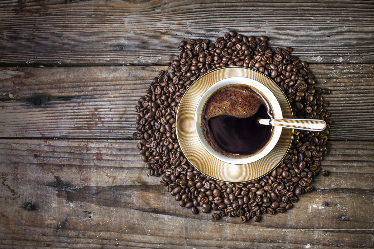 Free coffee, coffee beans - beautiful photo
