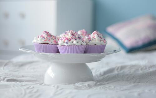 Delicious dollops with buttercream