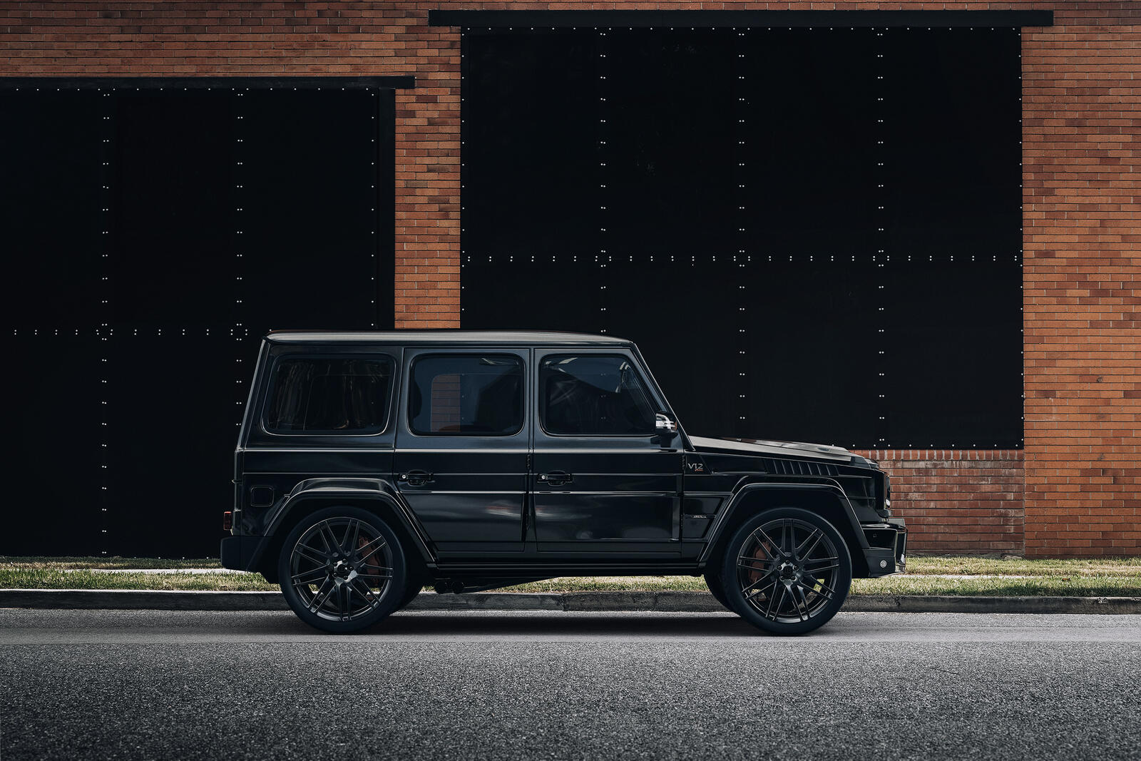 Wallpapers cars black jeep Mercedes G Class on the desktop