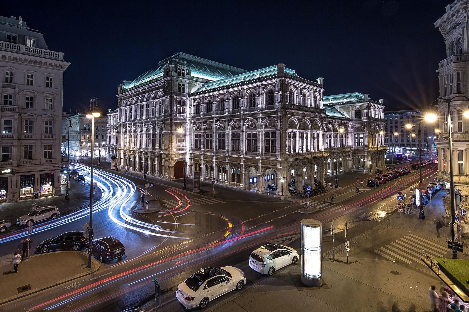 桌面上的壁纸维也纳国家歌剧院 奥地利 维也纳