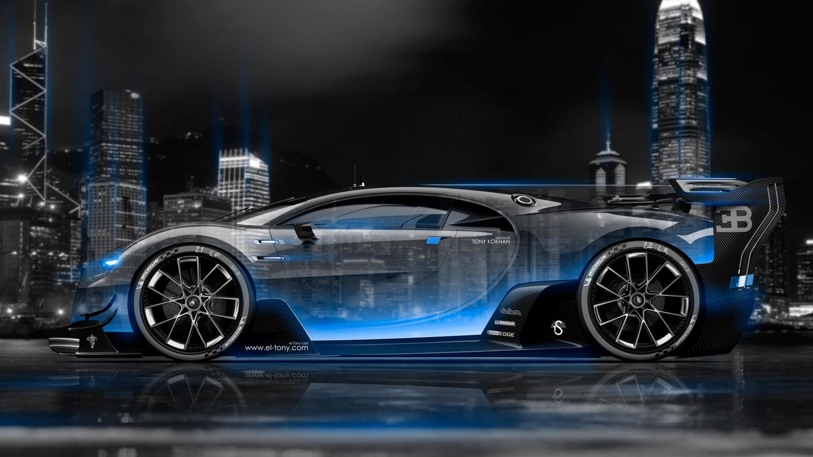 Рендеринг картинка Bugatti