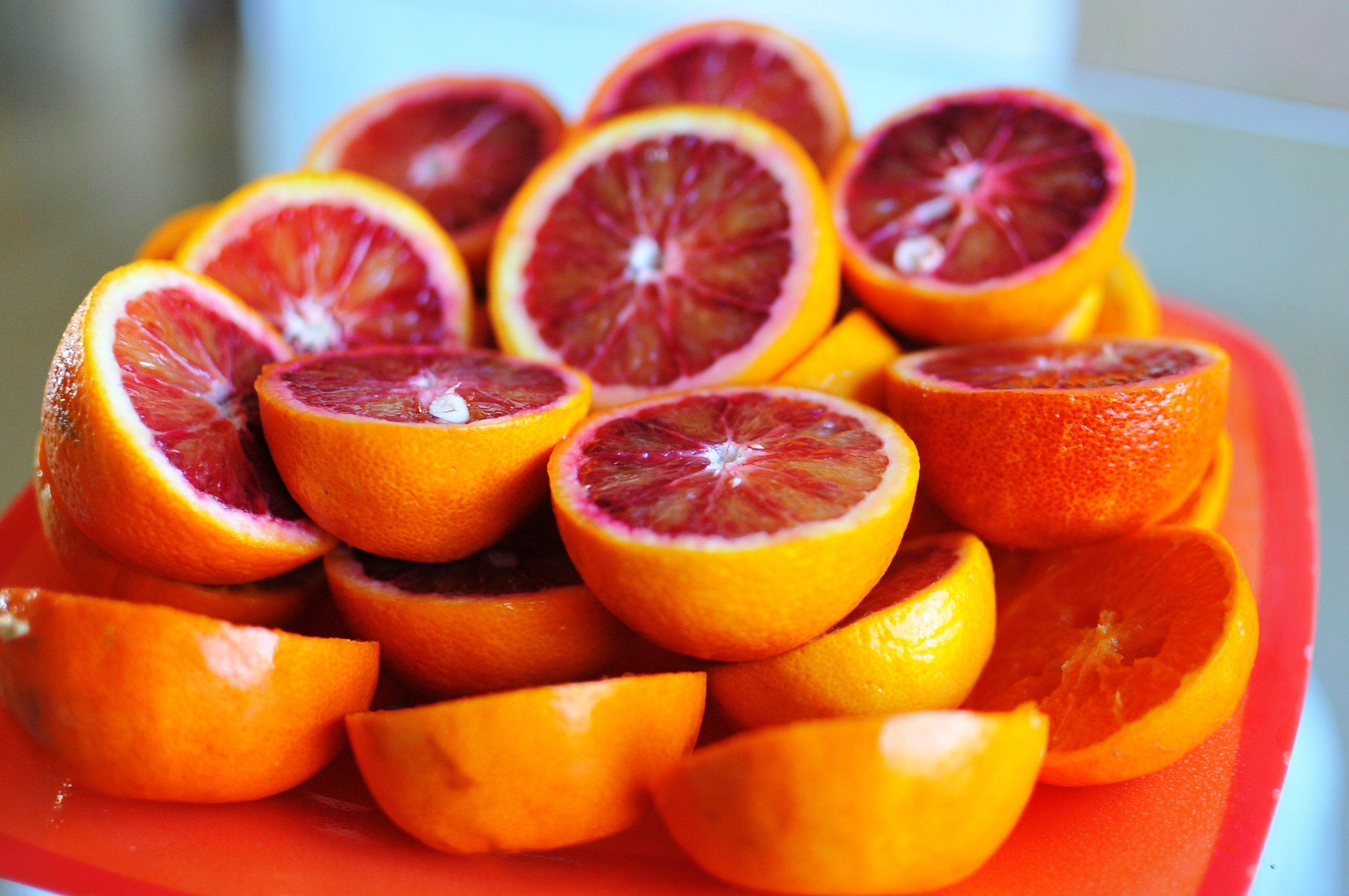 桌面上的壁纸橘子 开花植物 蜜柑
