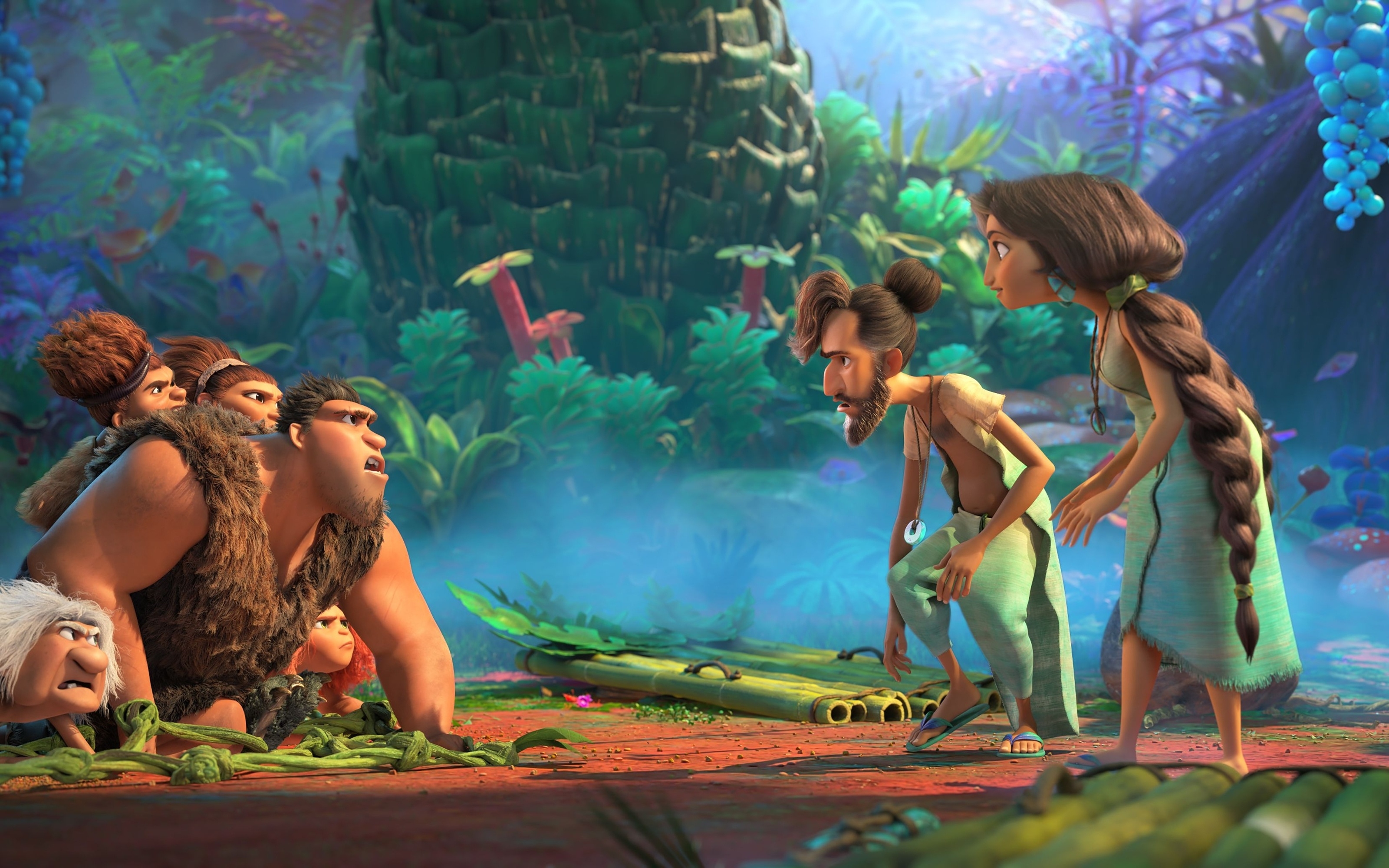 Wallpapers the croods 2 a new age animated movies movies on the desktop