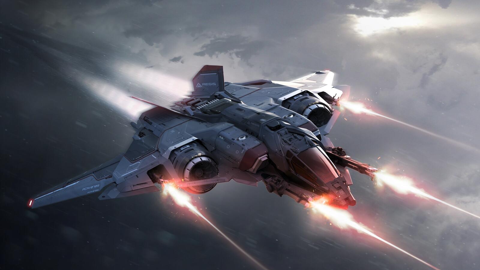 Wallpapers Star Citizen the space ship weapons on the desktop