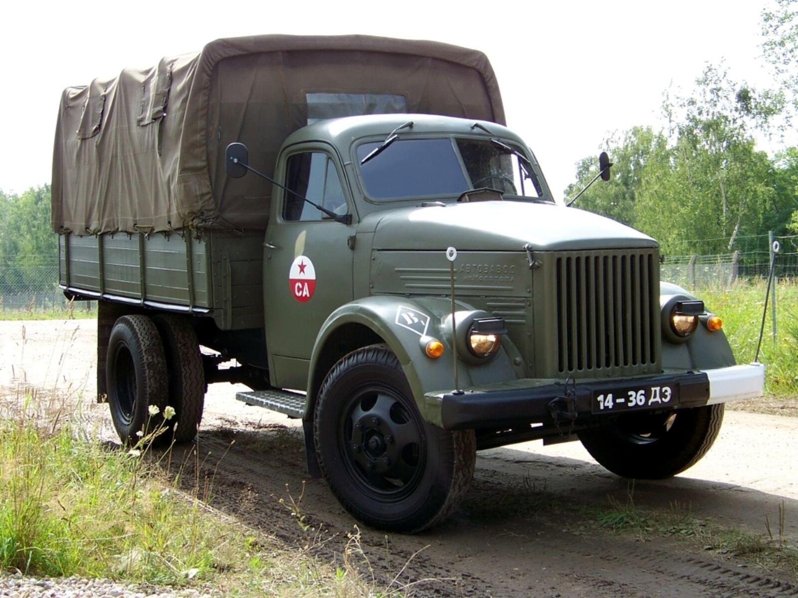 Обои автомобиль ГАЗ- 51 грузовик на рабочий стол