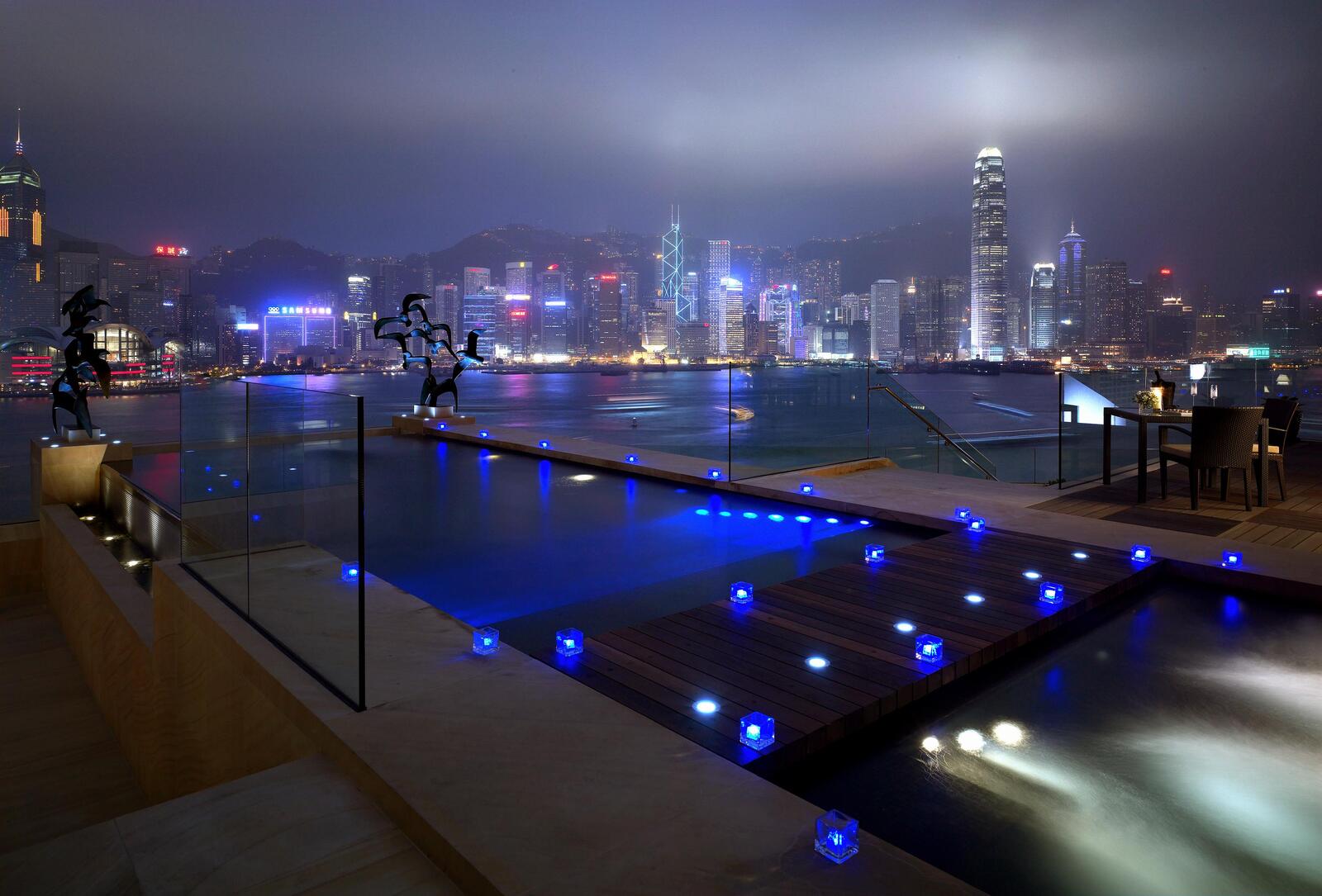 Обои Hong Kong Hotels Inter Continental город на рабочий стол