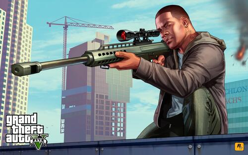 The sniper from GTA 5