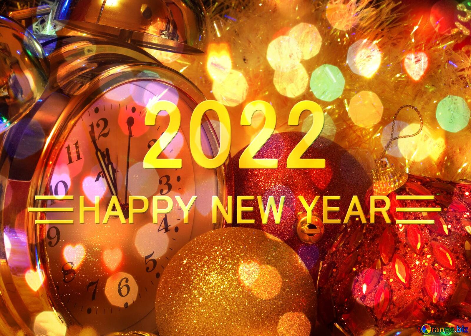 Wallpapers happy new year 2022 new year 2022 new year on the desktop