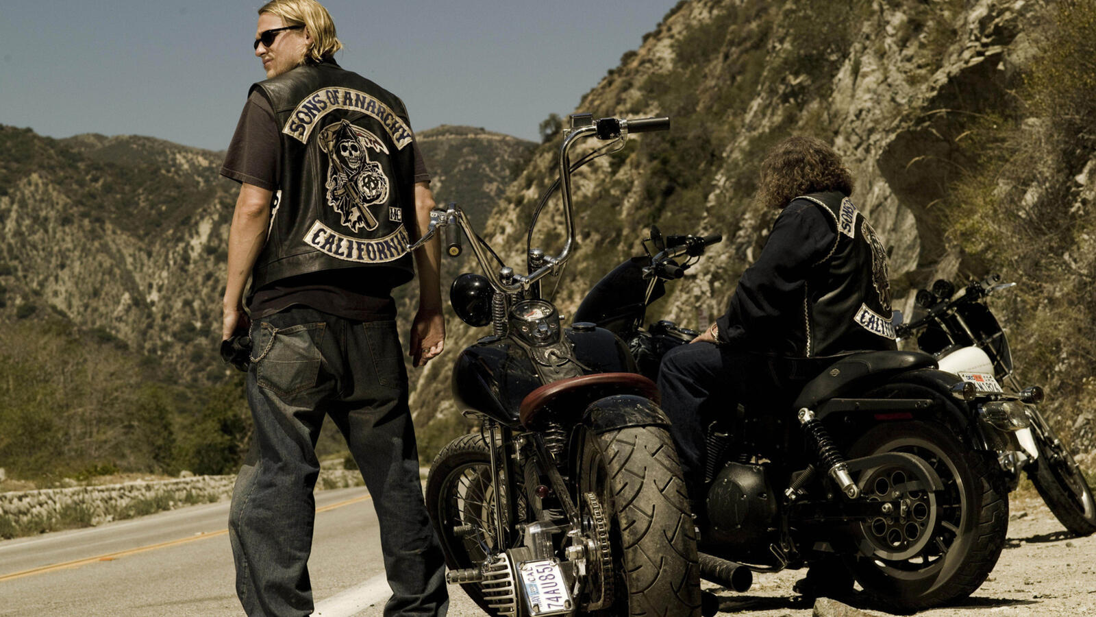 Wallpapers motorcycle car sons of anarchy on the desktop