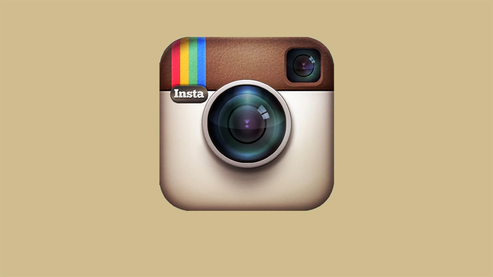 Wallpapers instagram logo social on the desktop