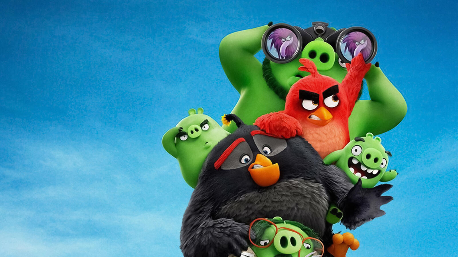 Wallpapers angry birds The Angry Birds 2 cartoons on the desktop