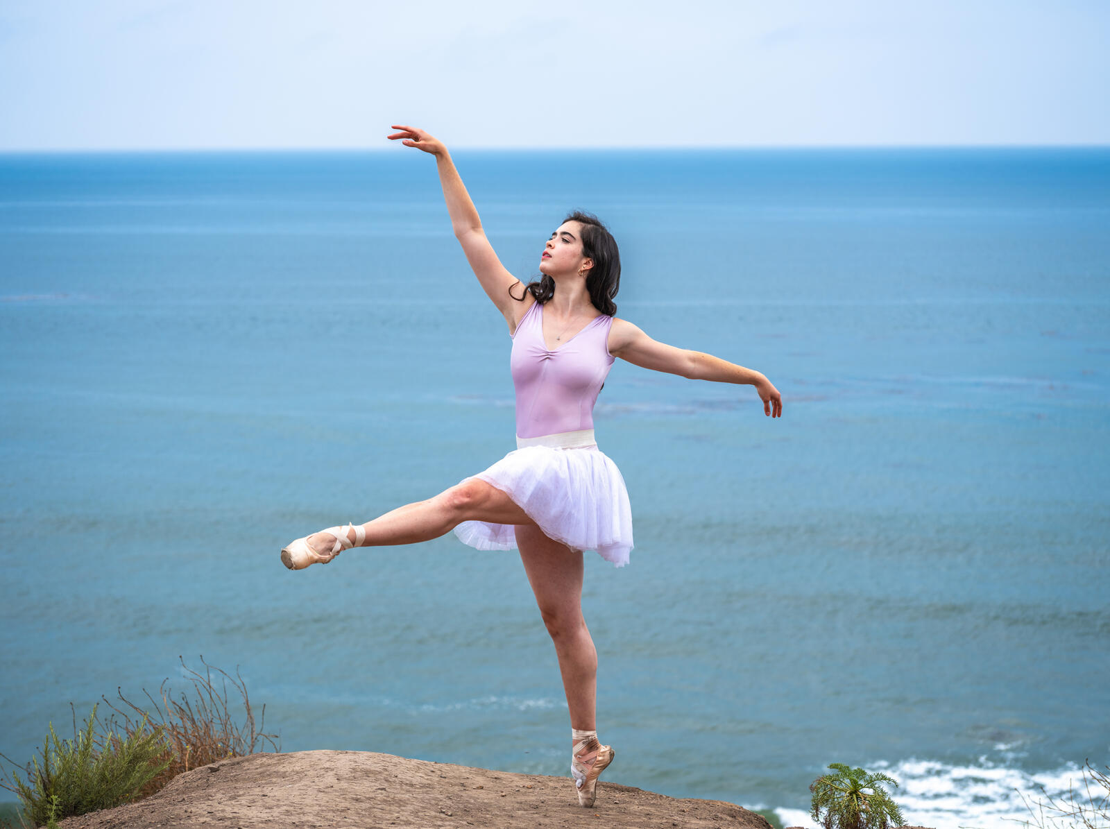 Wallpapers young woman ballet dancing on the desktop