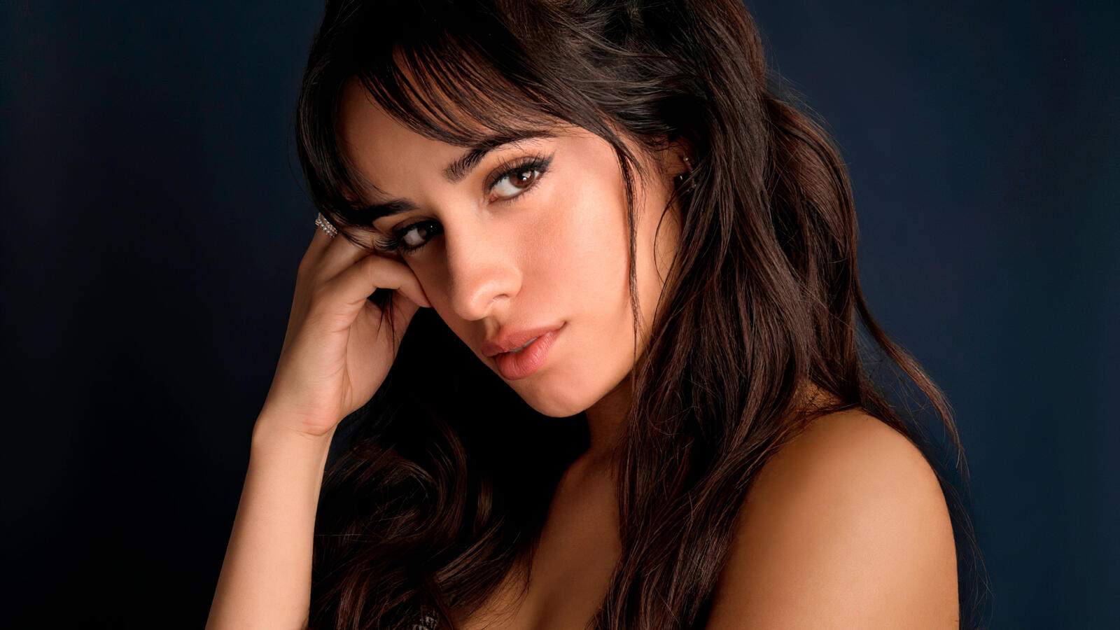 Wallpapers Camila Cabello brown-haired music on the desktop