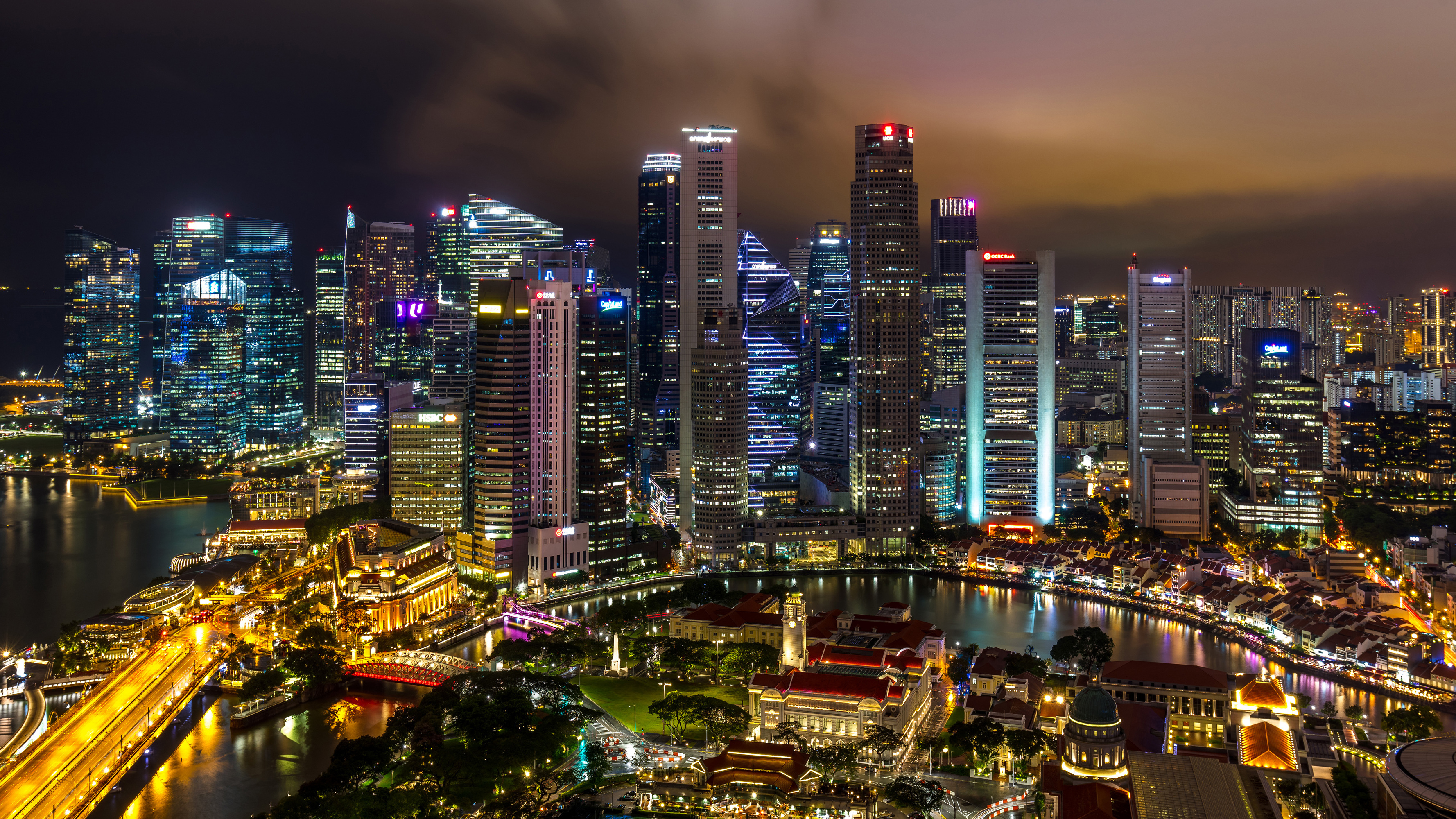 Wallpapers cities singapore megalopolis on the desktop
