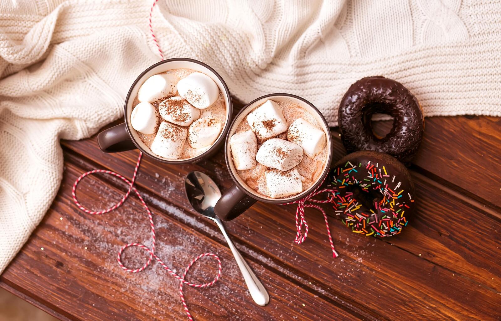 Wallpapers donuts spoon wallpaper how chocolate on the desktop