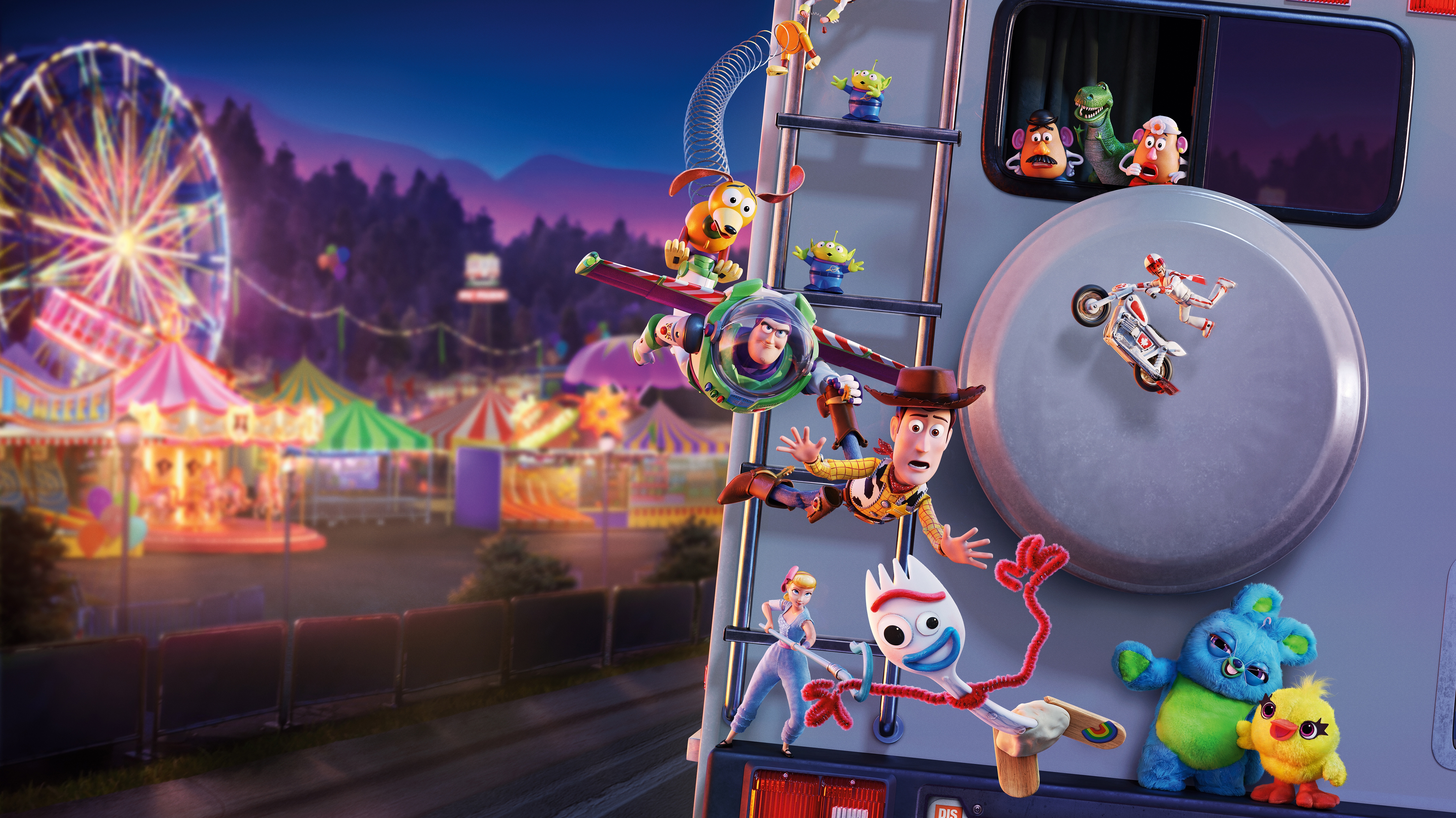 Wallpapers toy story 4 animation cartoons on the desktop
