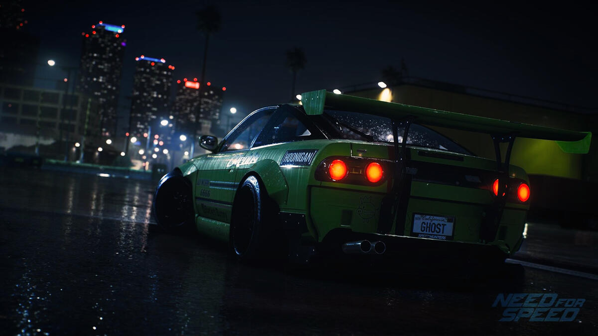 The race car from need for speed