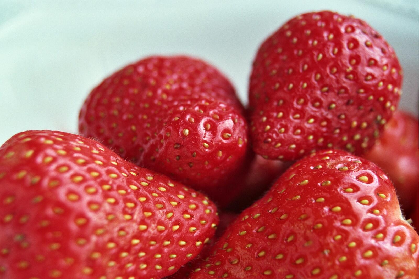 桌面上的壁纸草莓壁纸 宏观 水果