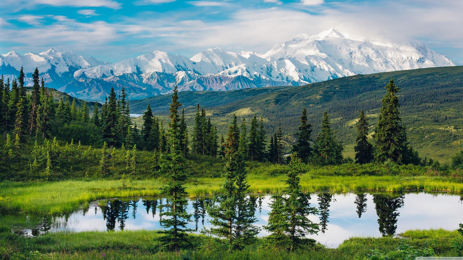 Обои Аляска природа пейзаж на рабочий стол