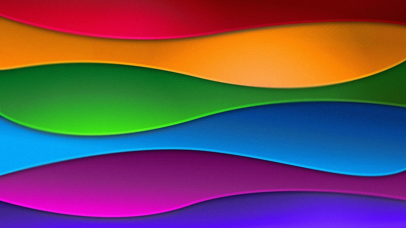 Wallpapers layers light bright on the desktop