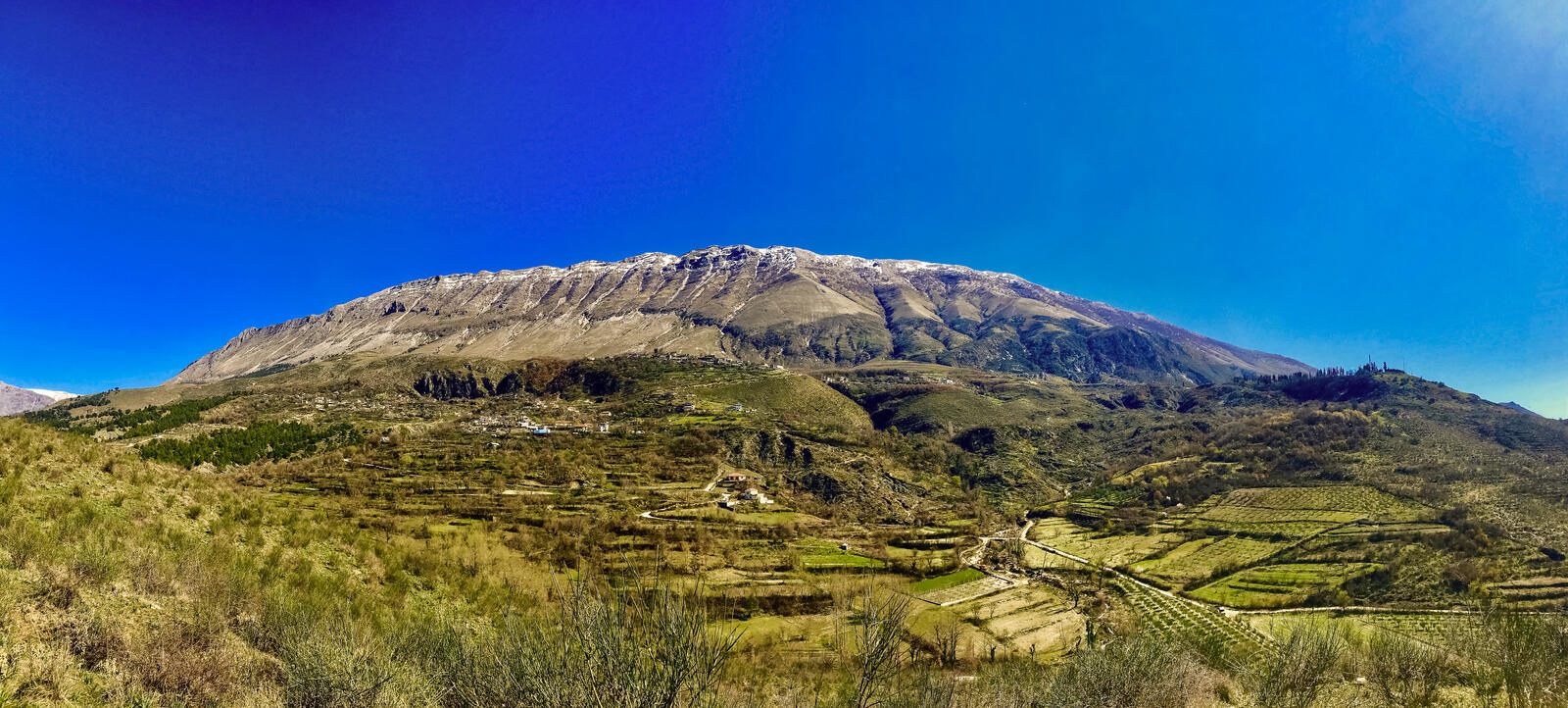 Обои гора пейзаж албания на рабочий стол