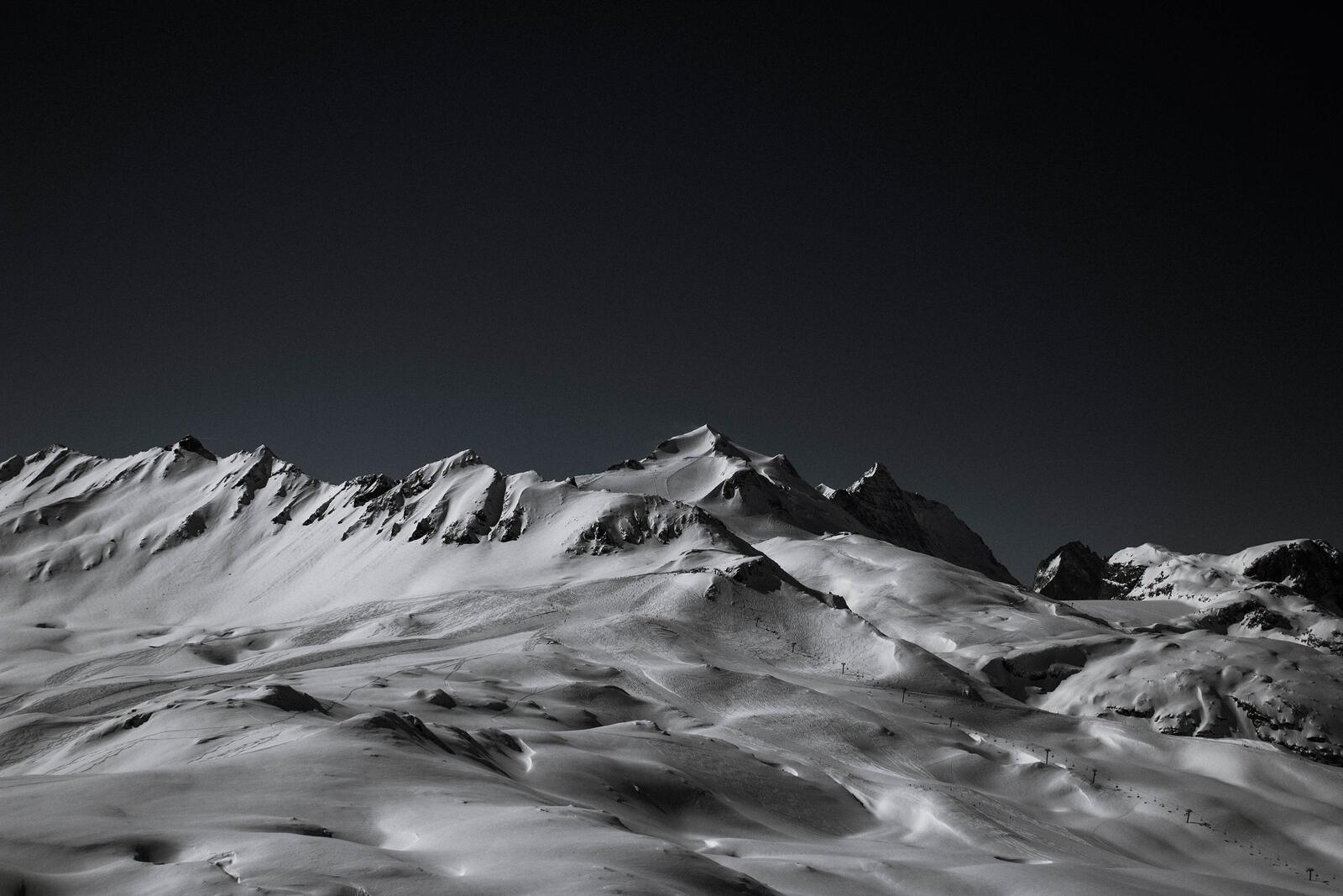 Wallpapers ice mountain range hill on the desktop