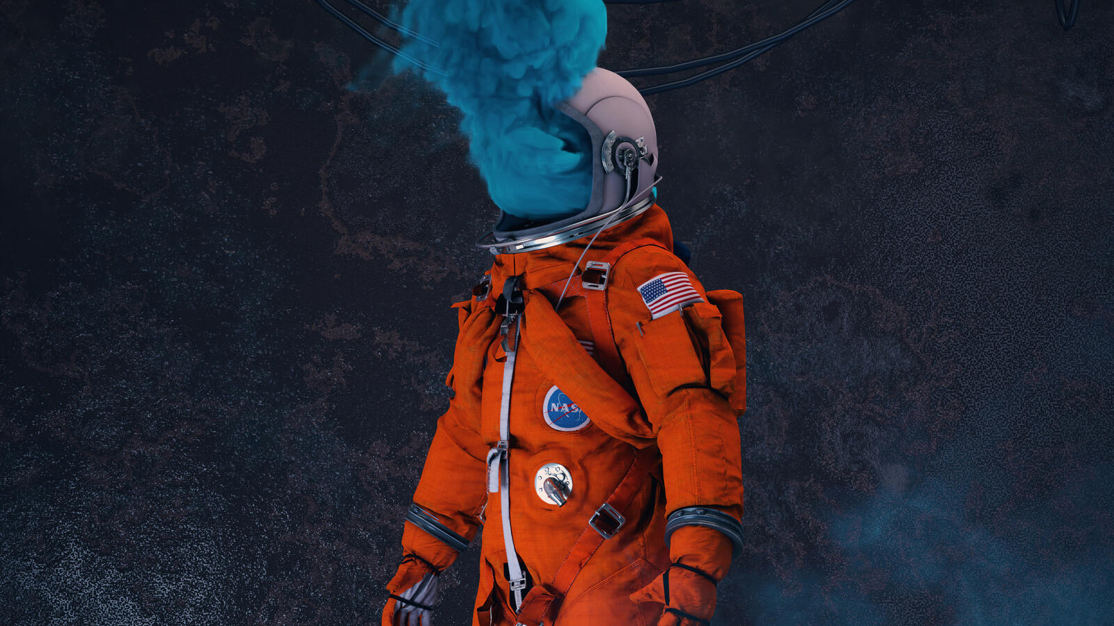 Wallpapers astronaut artist artwork on the desktop