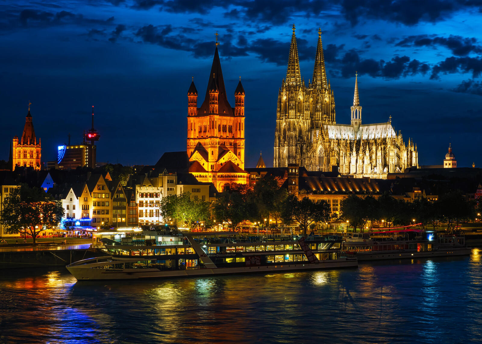 Wallpapers Cologne Rhine Germany on the desktop