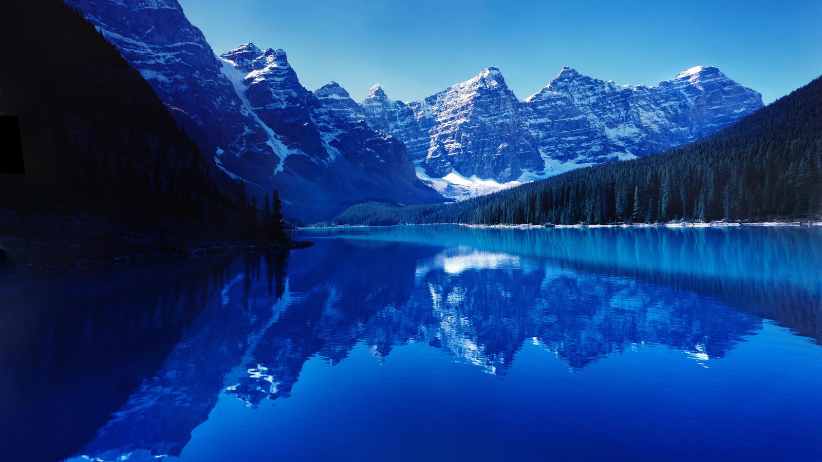 Wallpapers wallpaper moraine lake Canada reflection on the desktop