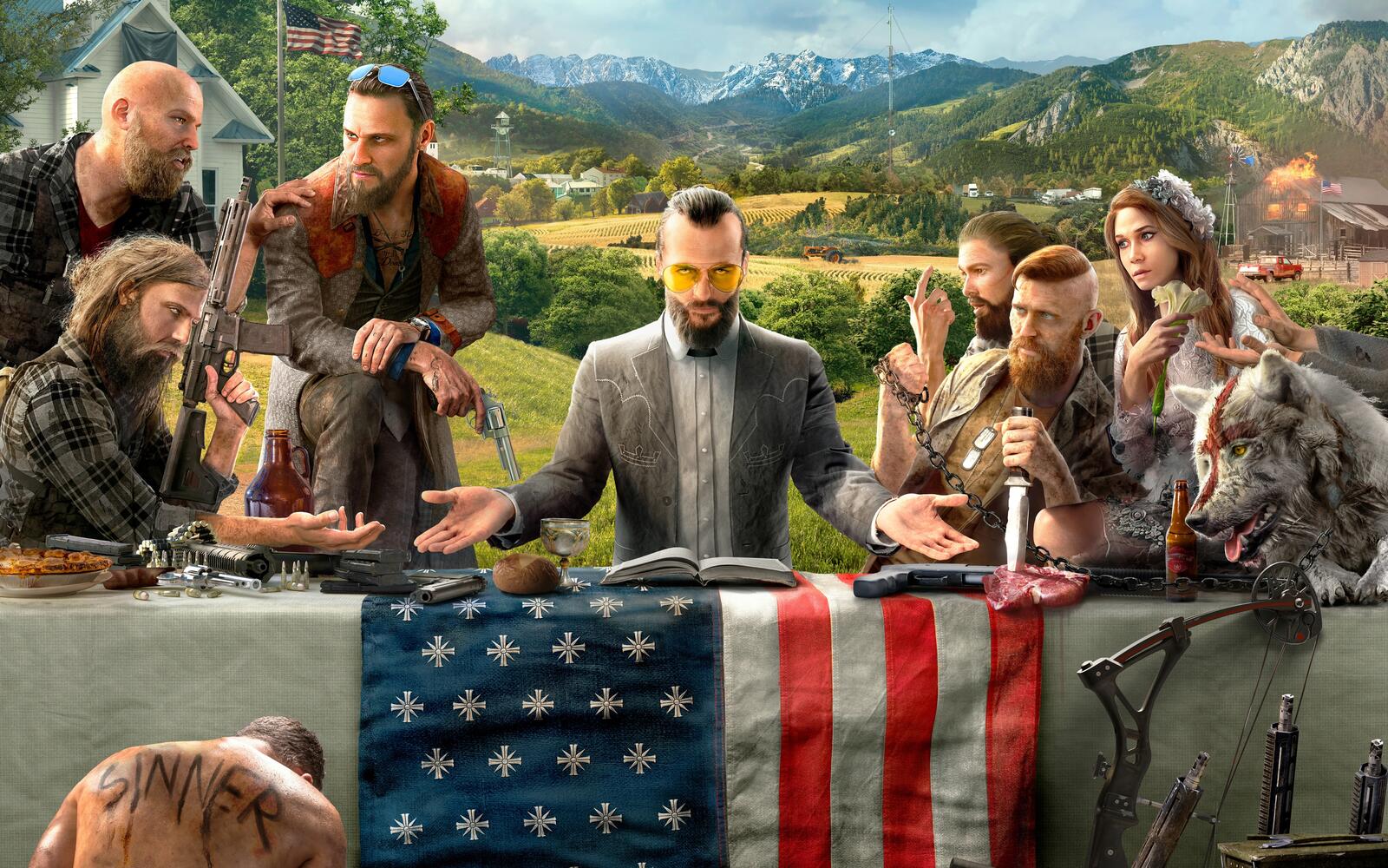Wallpapers video game wallpaper far cry 5 artwork on the desktop