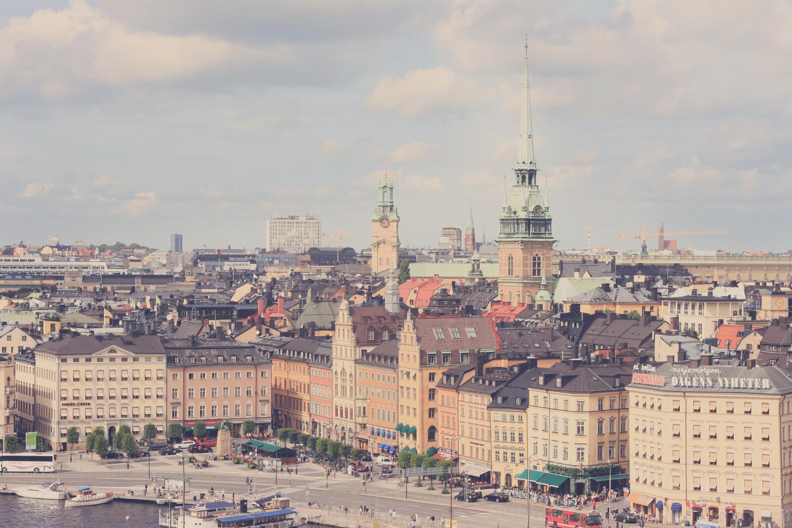 Обои Стокгольм городская область городской пейзаж на рабочий стол