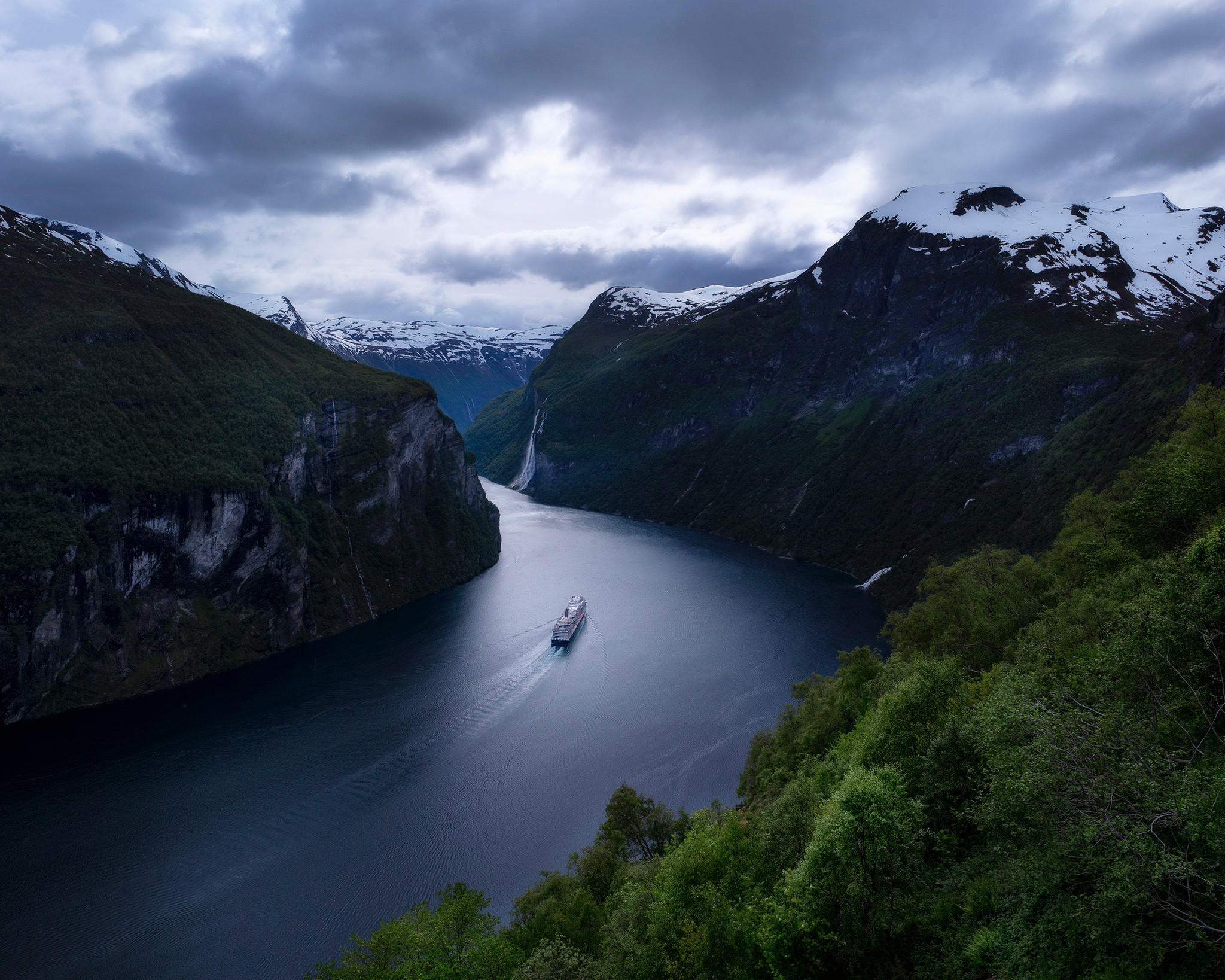 Photo free landscape, Geirangerfjord, Cruise
