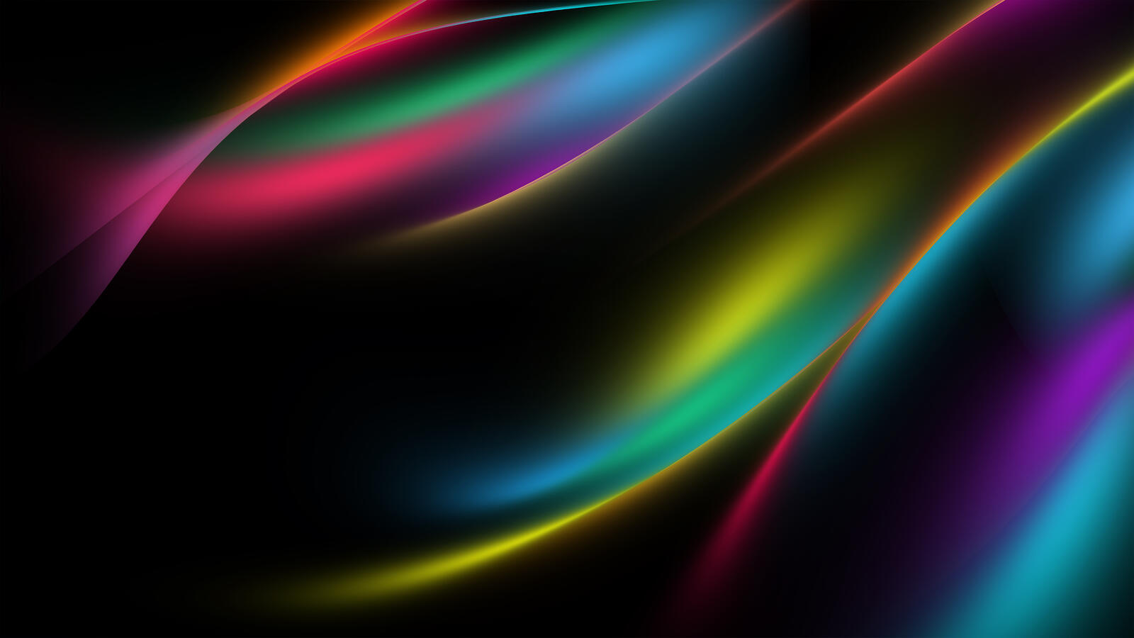 Wallpapers artstation lines colored lines on the desktop
