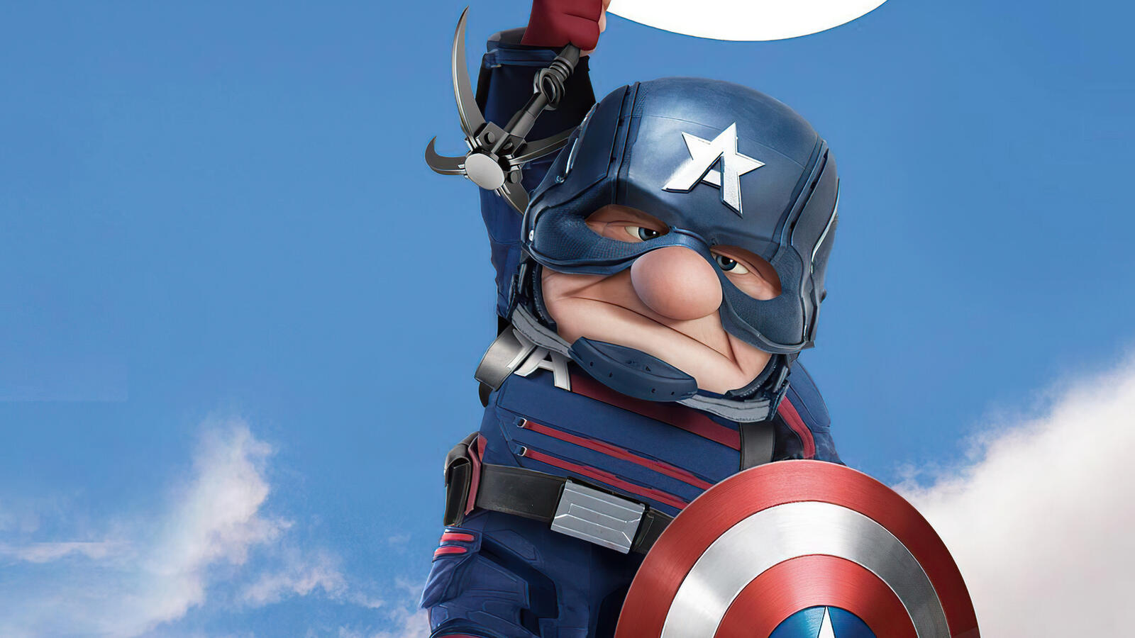 Wallpapers cartoons superheroes captain america on the desktop