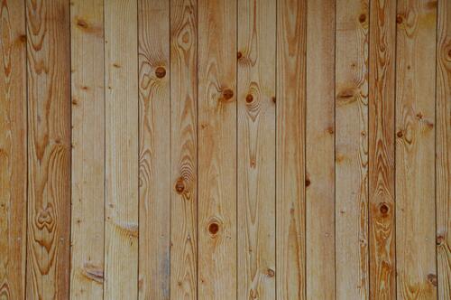 Vertical wooden planks