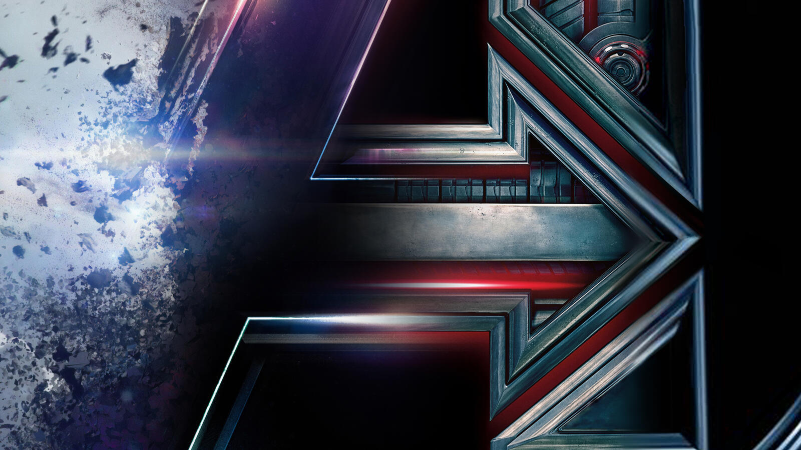 Wallpapers Avengers logo rendering on the desktop