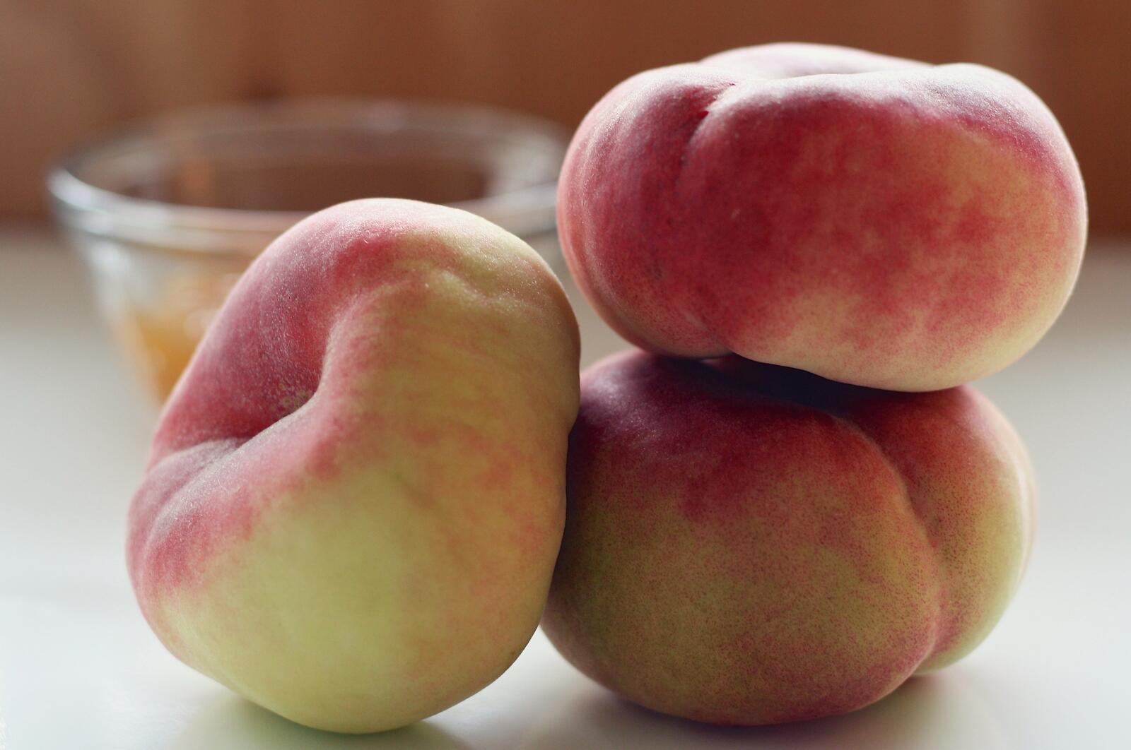 Обои персики фрукты different shape на рабочий стол