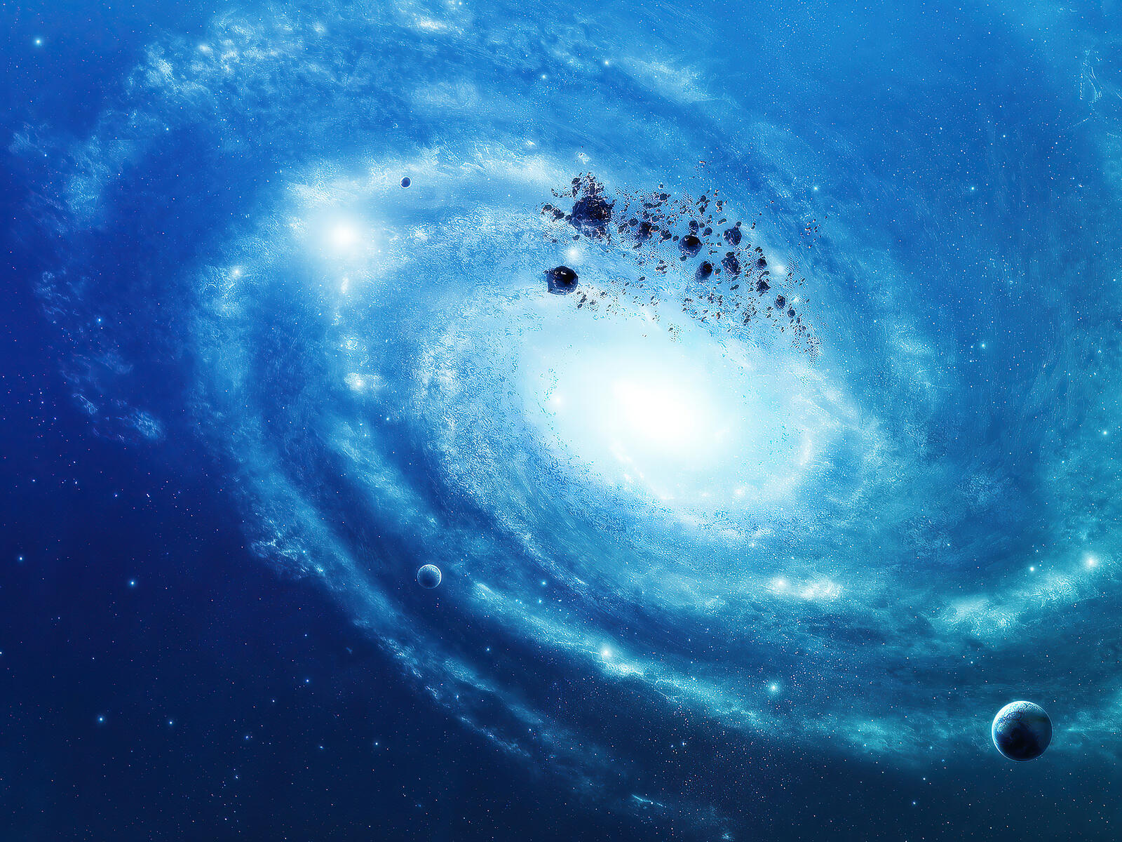 Обои галактика научная фантастика природа на рабочий стол