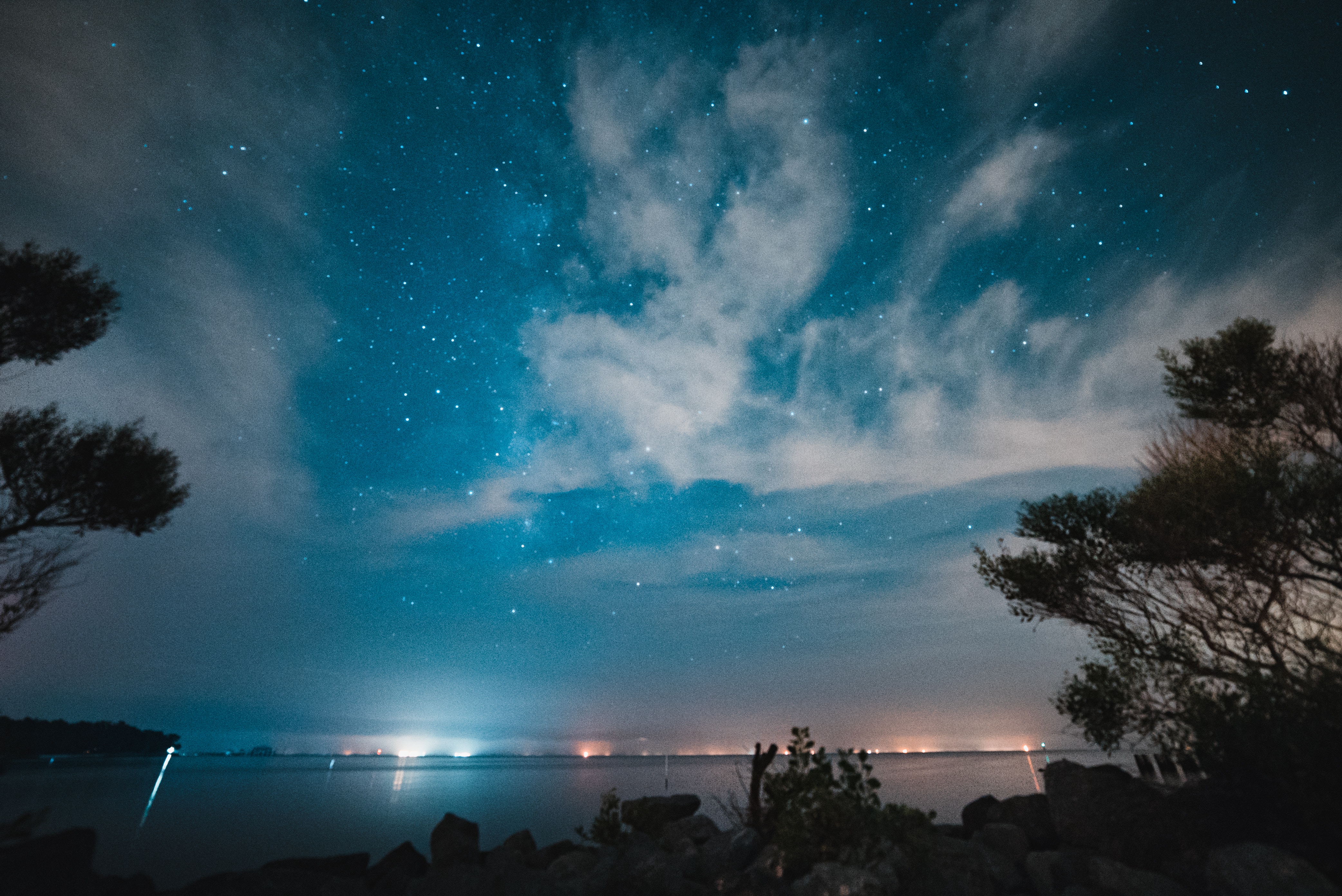 Фото бесплатно звездное небо, ночь, небо