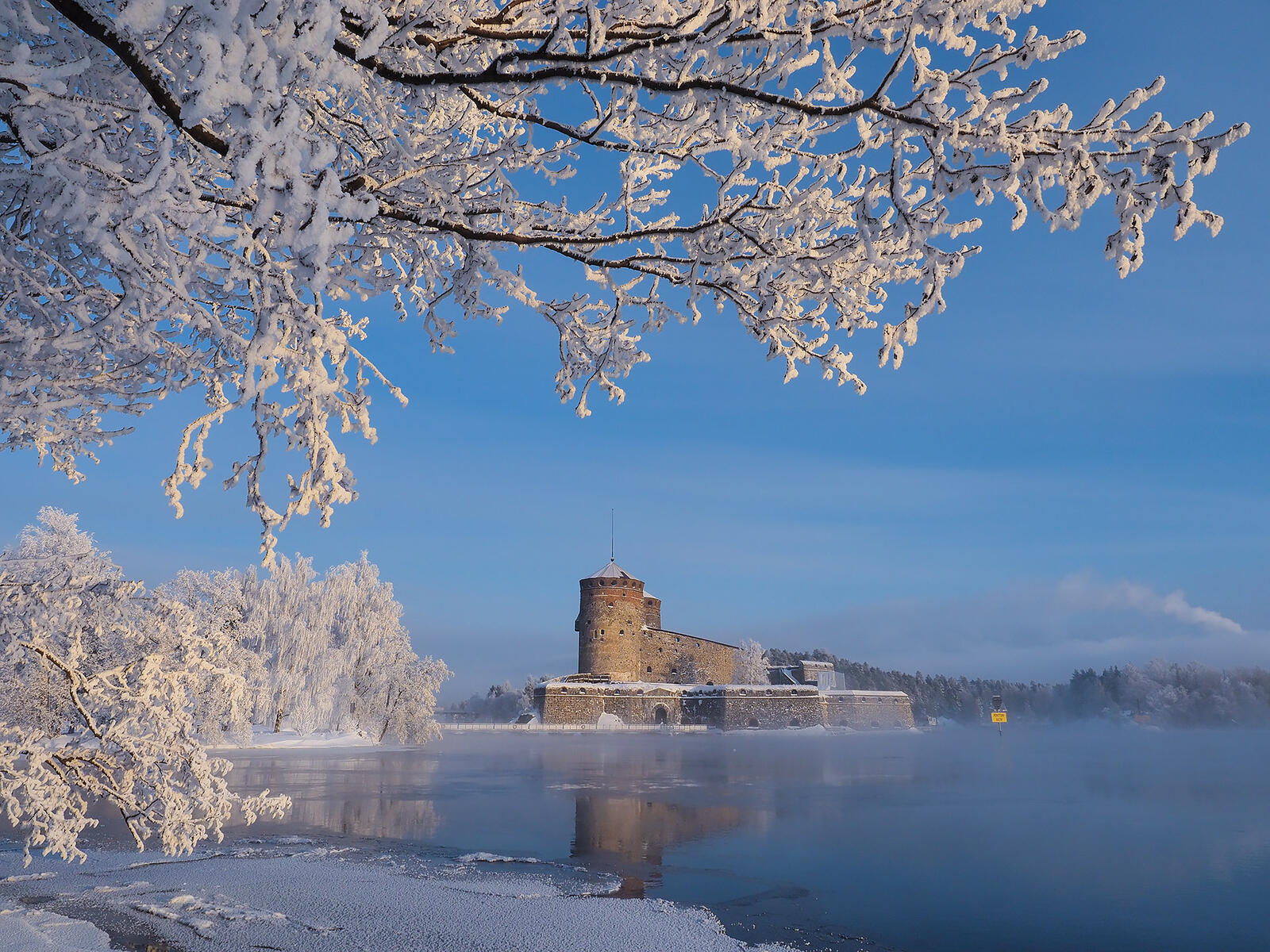 Бесплатное фото Бесплатно замок святого олафа, финляндия - фото красивые