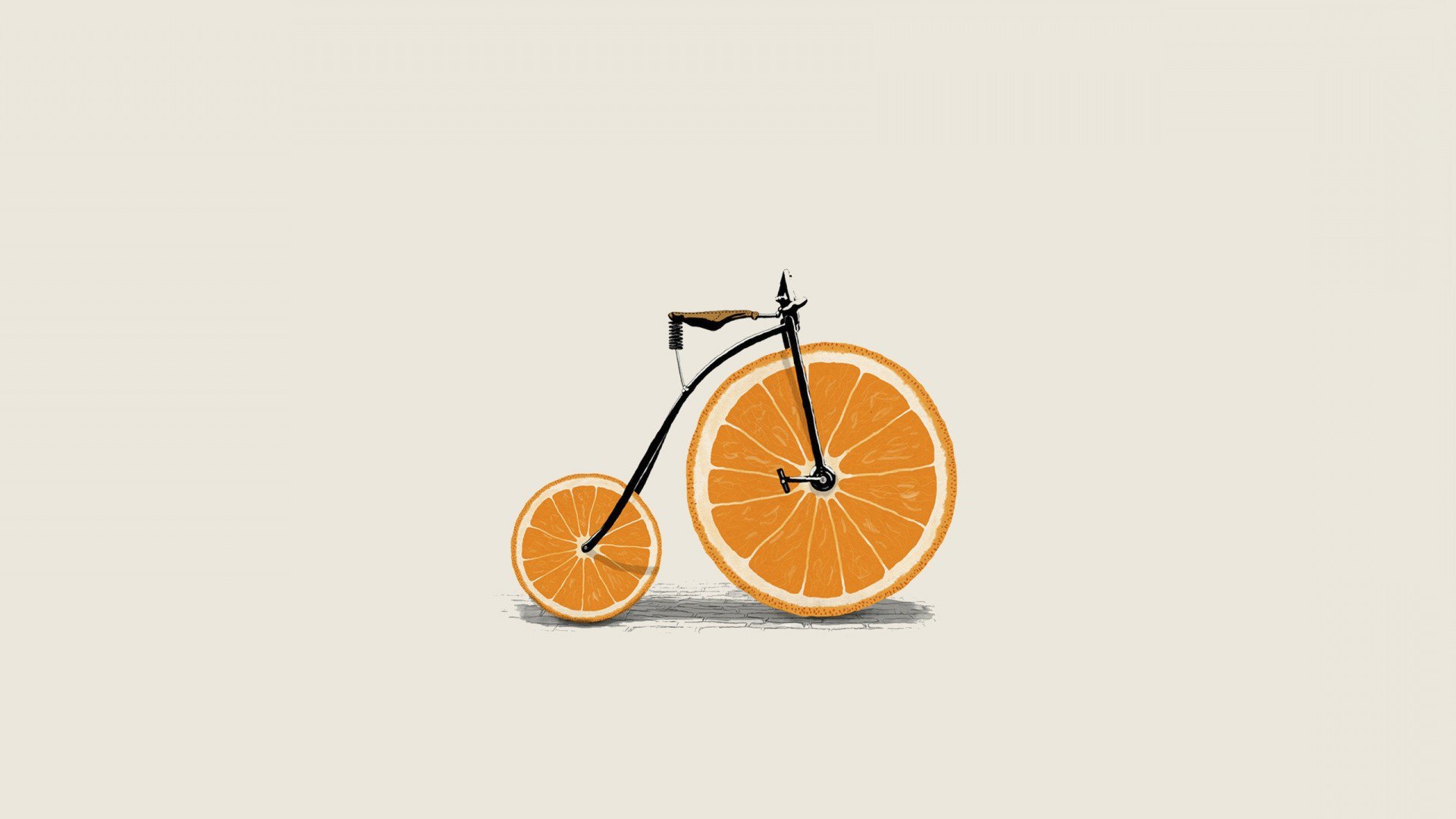 Wallpapers bicycle minimalism artist on the desktop