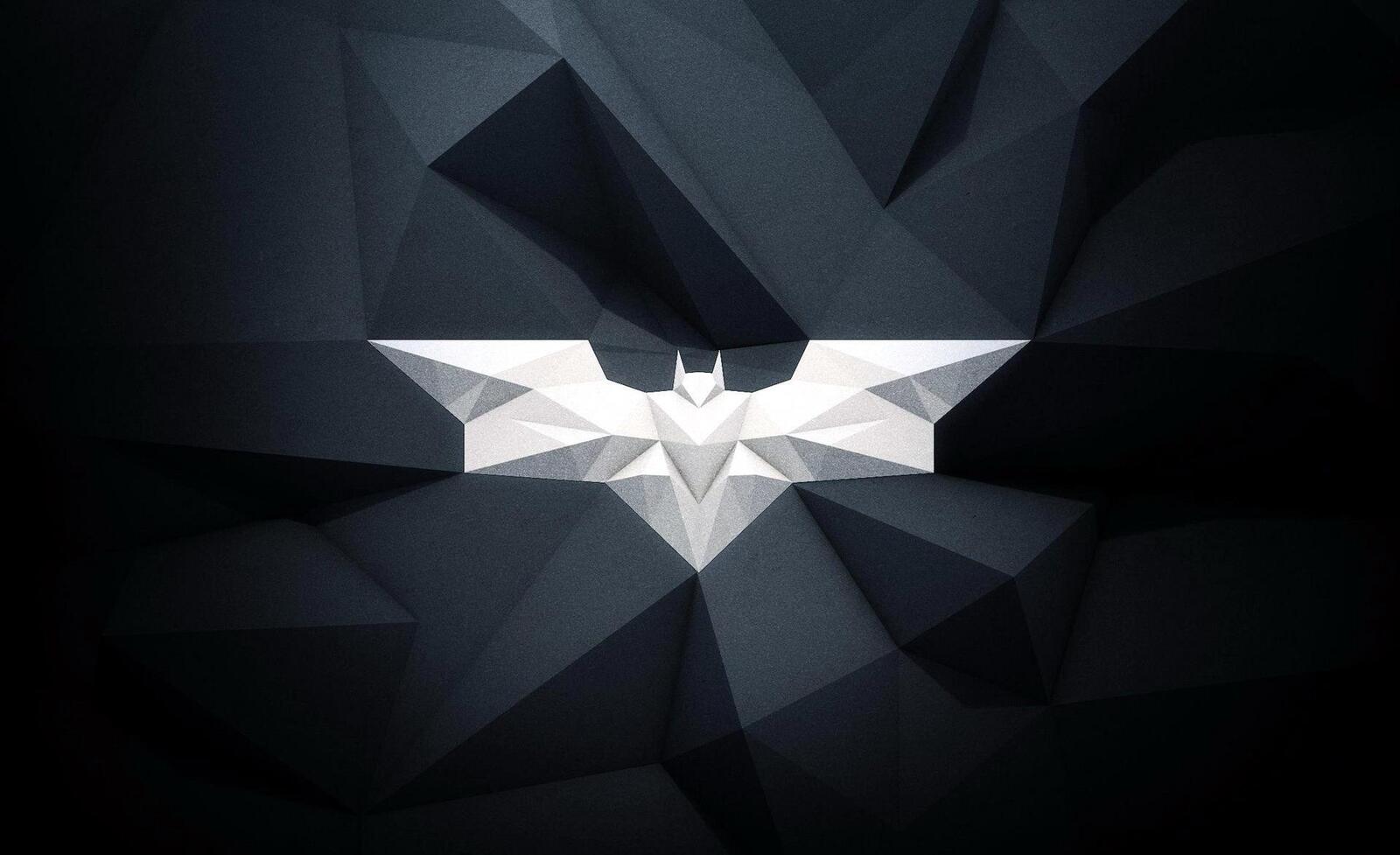 Wallpapers logo artist Batman on the desktop